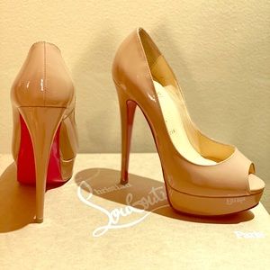 Christian louboutin /lady peep nude
